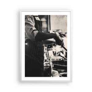 Plakat i hvid ramme - Smagernes alkymi - 50x70 cm