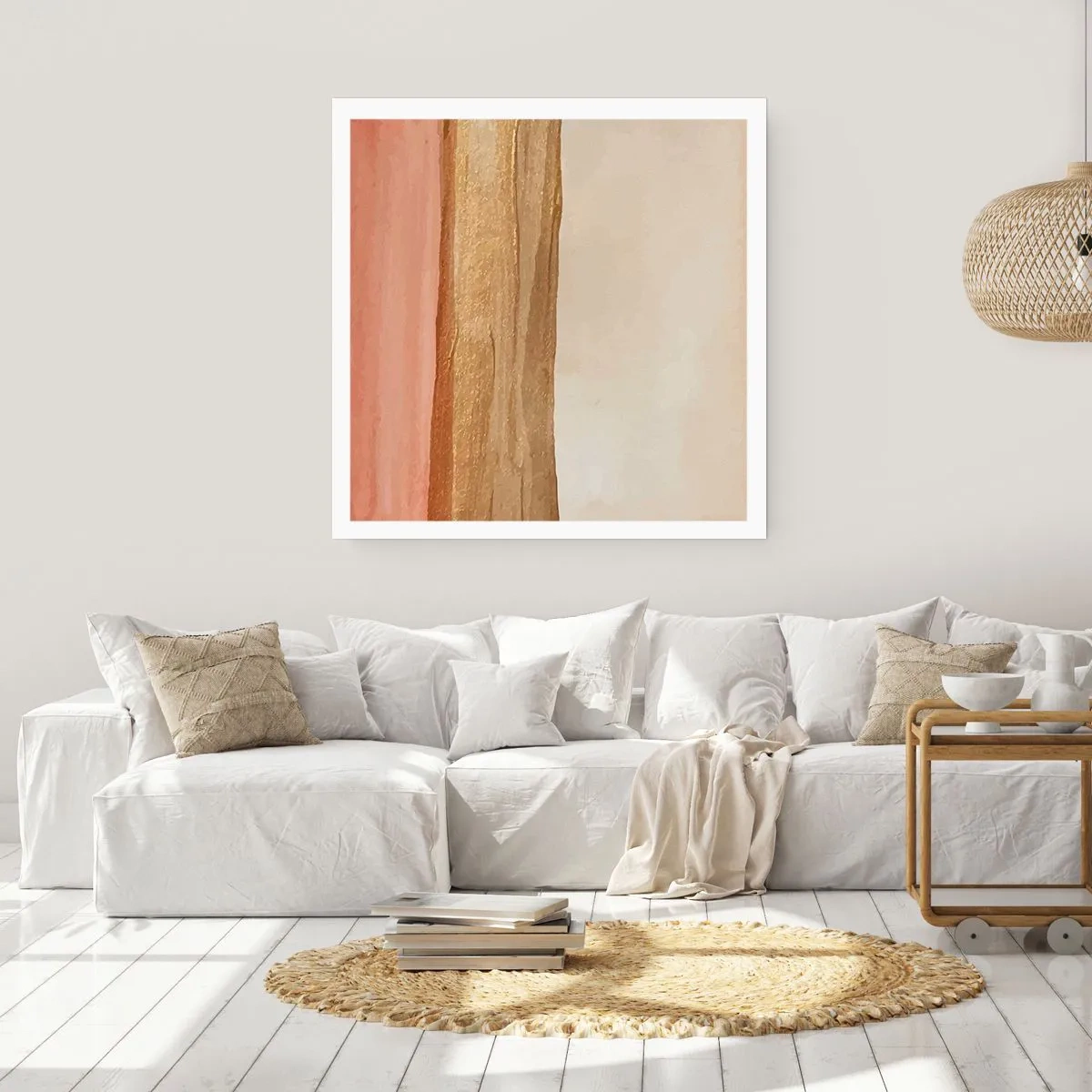 Plakat - Lodret sammensætning - 40x40 cm