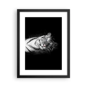 Plakat i sort ramme - Vildskab og fred - 30x40 cm