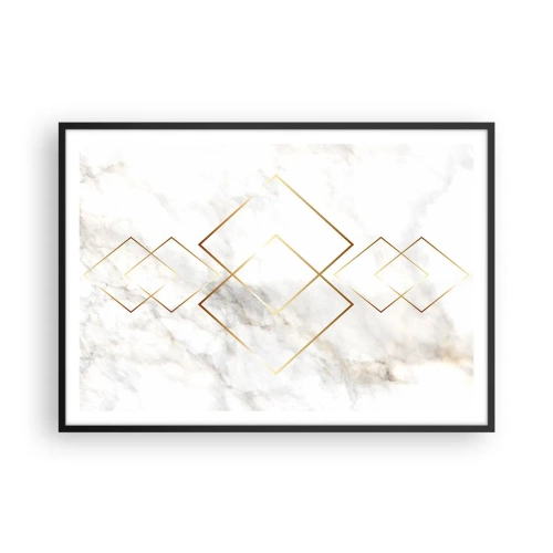 Plakat i sort ramme - Udsigt til det uendelige - 100x70 cm