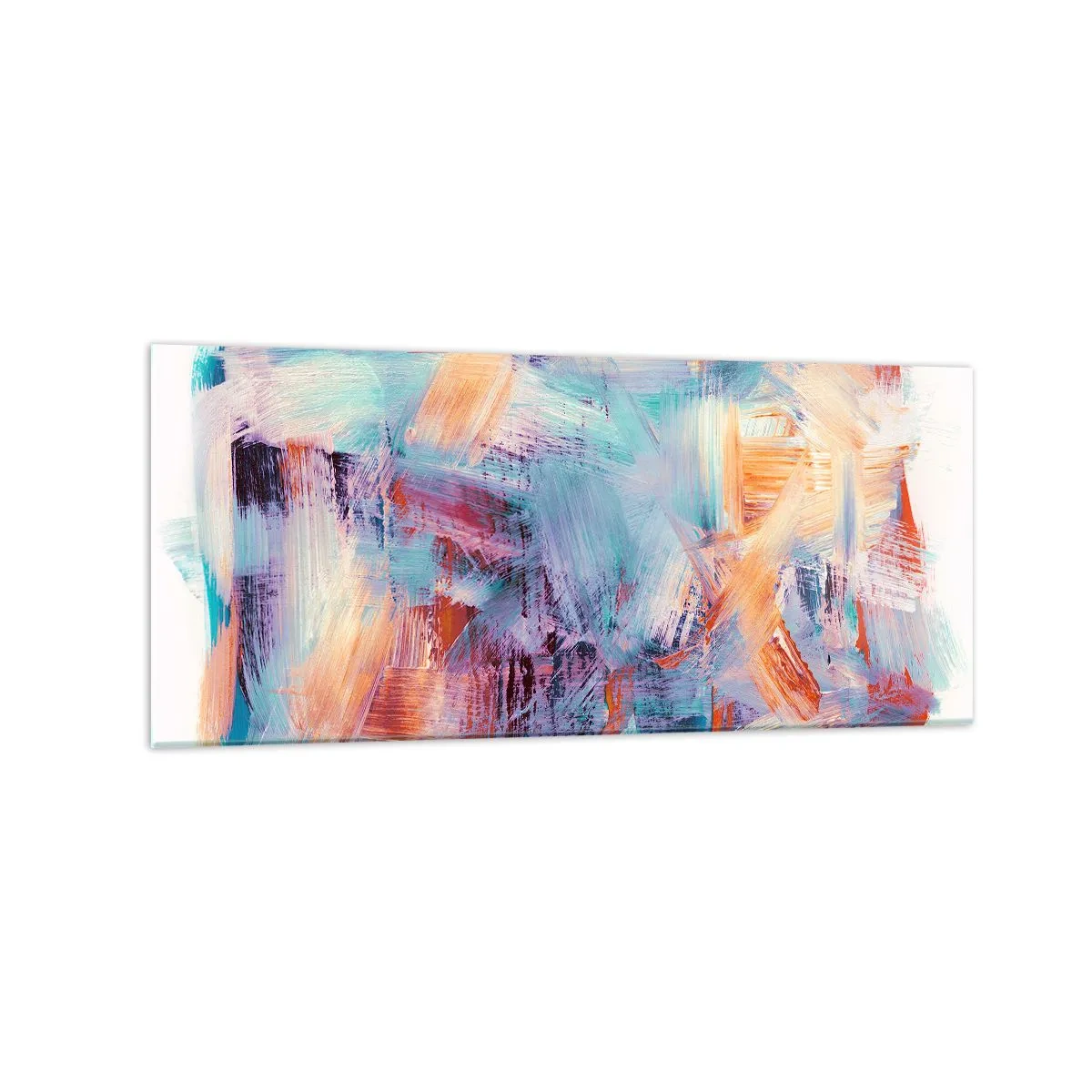 Billede på glas - Farverigt rod - 120x50 cm