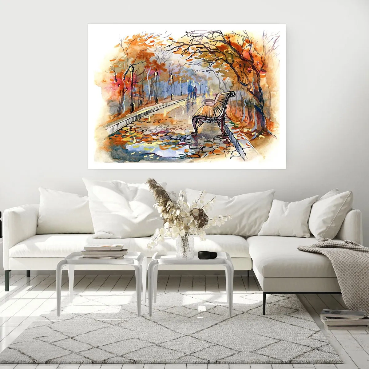 Plakat - Gå sammen ind i efteråret - 91x61 cm