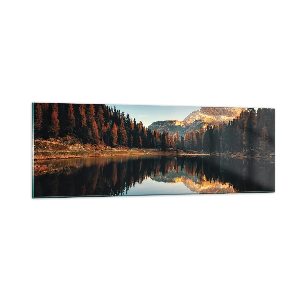 Billede på glas - Dobbelt landskab - 90x30 cm