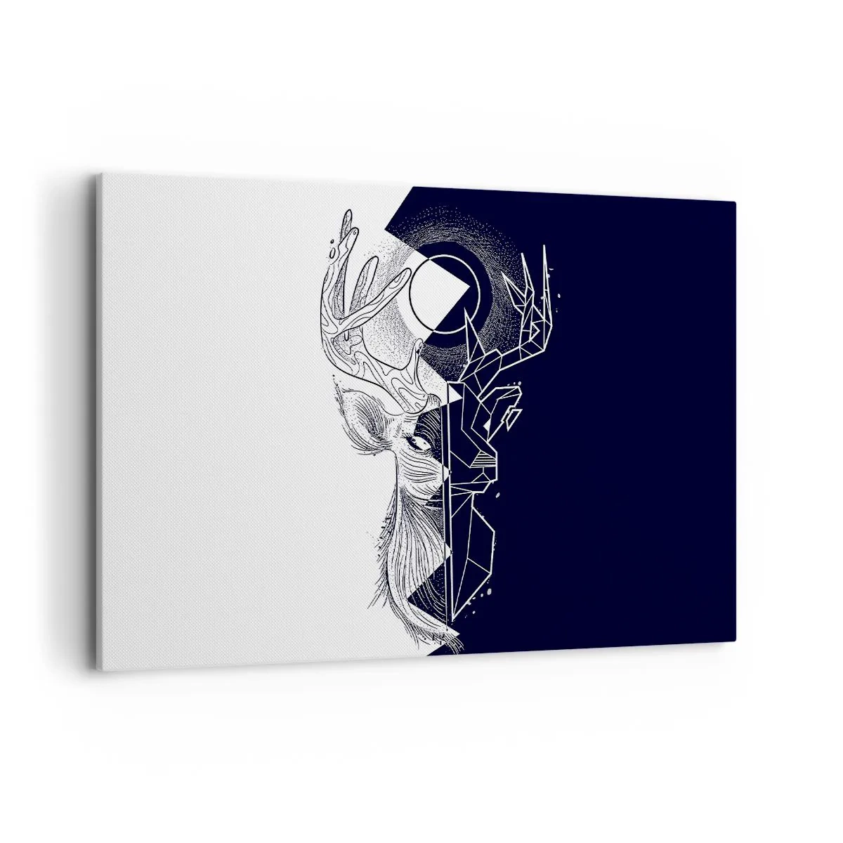 Lærredstryk - Billede på lærred - Modsætningernes kamp og enhed - 120x80 cm