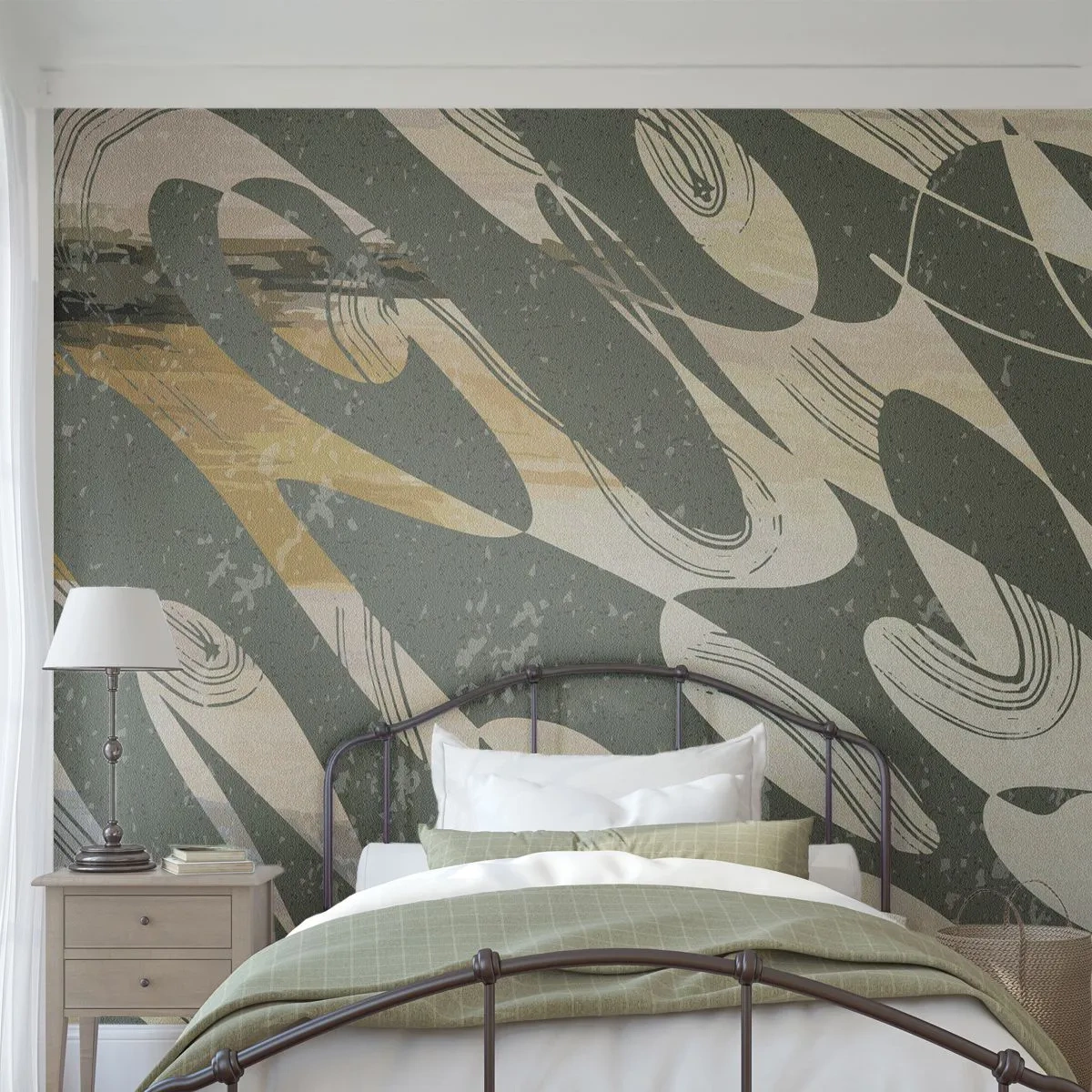 Fototapet på mål Standard Eco - Rytmisk abstraktion - Abstraktion, Moderne, Ældret