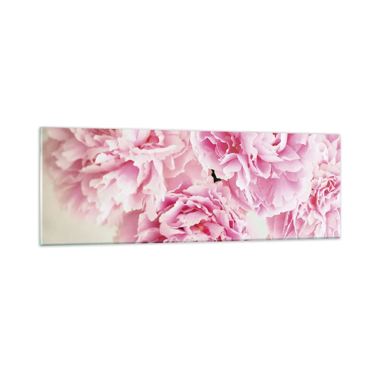 Billede på glas - I lyserød glamour - 90x30 cm
