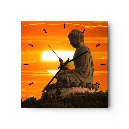 Vægur, Uret - Uden frygt for verden - 30x30 cm