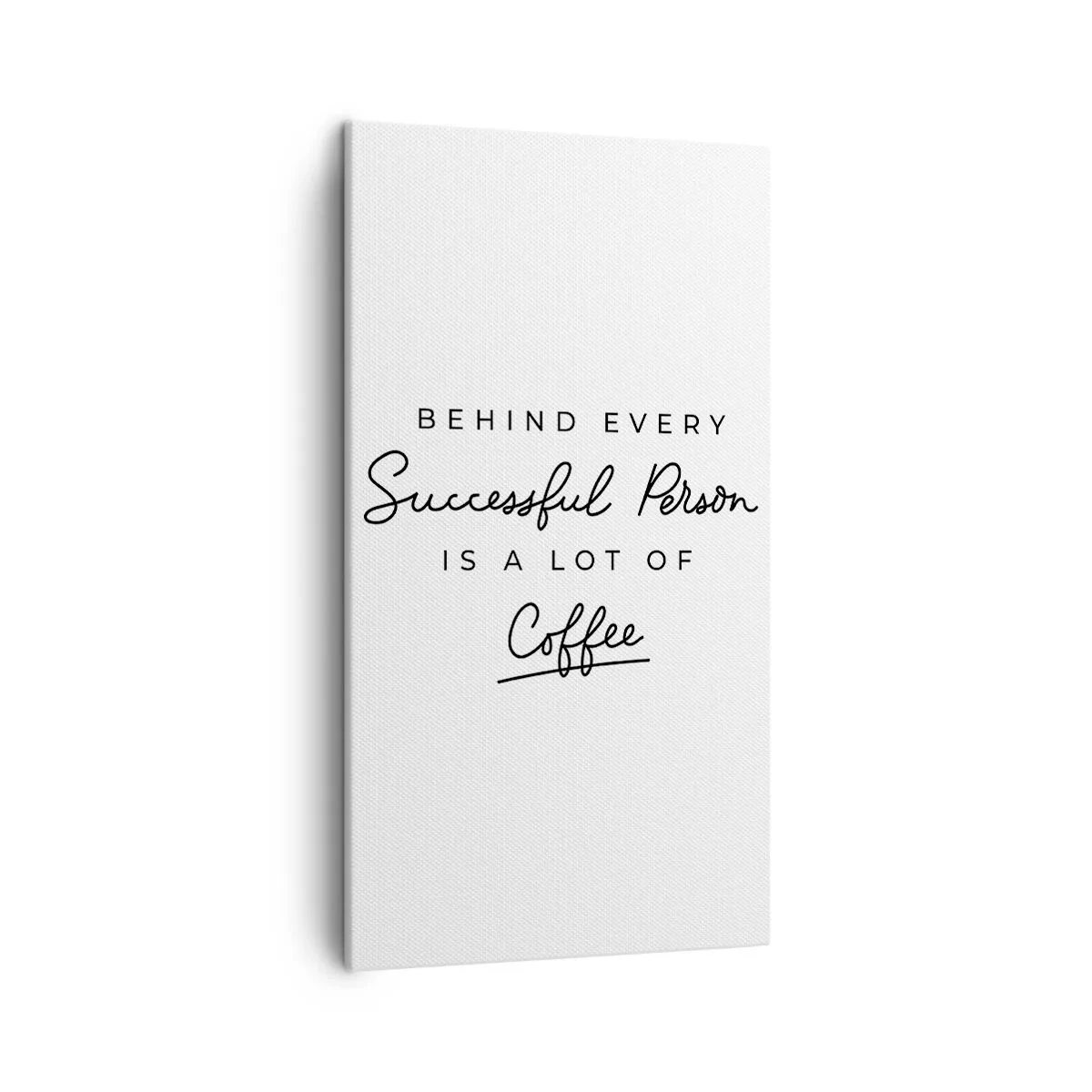 Lærredstryk - Billede på lærred - Hemmeligheden bag succes - 45x80 cm