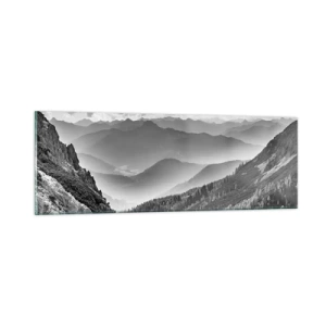 Billede på glas - Hele vejen til horisonten - 90x30 cm