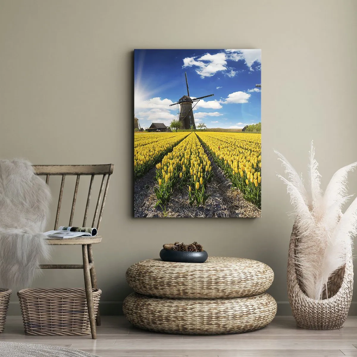 Lærredstryk - Billede på lærred - Kunne ikke være mere hollandsk - 50x70 cm