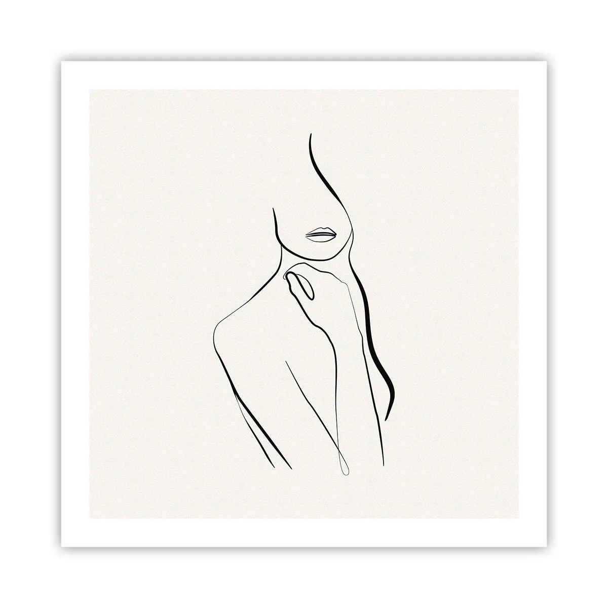 Plakat - Bølge af melankoli - 60x60 cm