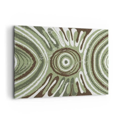 Lærredstryk - Billede på lærred - Eksplosion af følelser - 100x70 cm