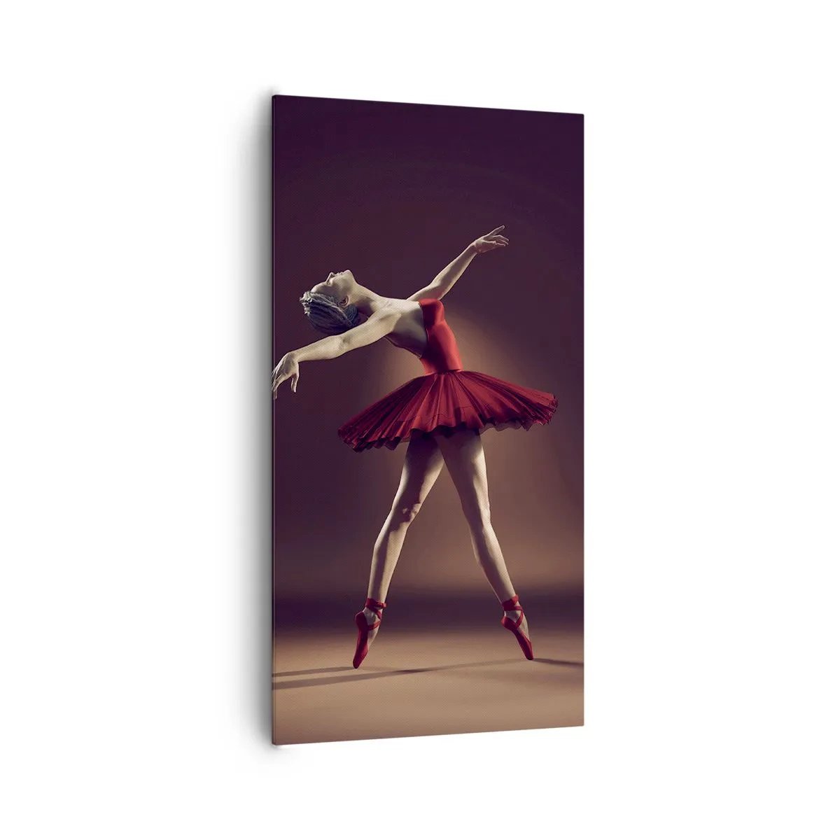 Lærredstryk - Billede på lærred - Prima ballerina - 65x120 cm