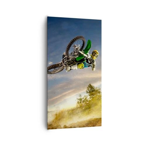 Lærredstryk - Billede på lærred - Tænd for dine følelser! - 65x120 cm