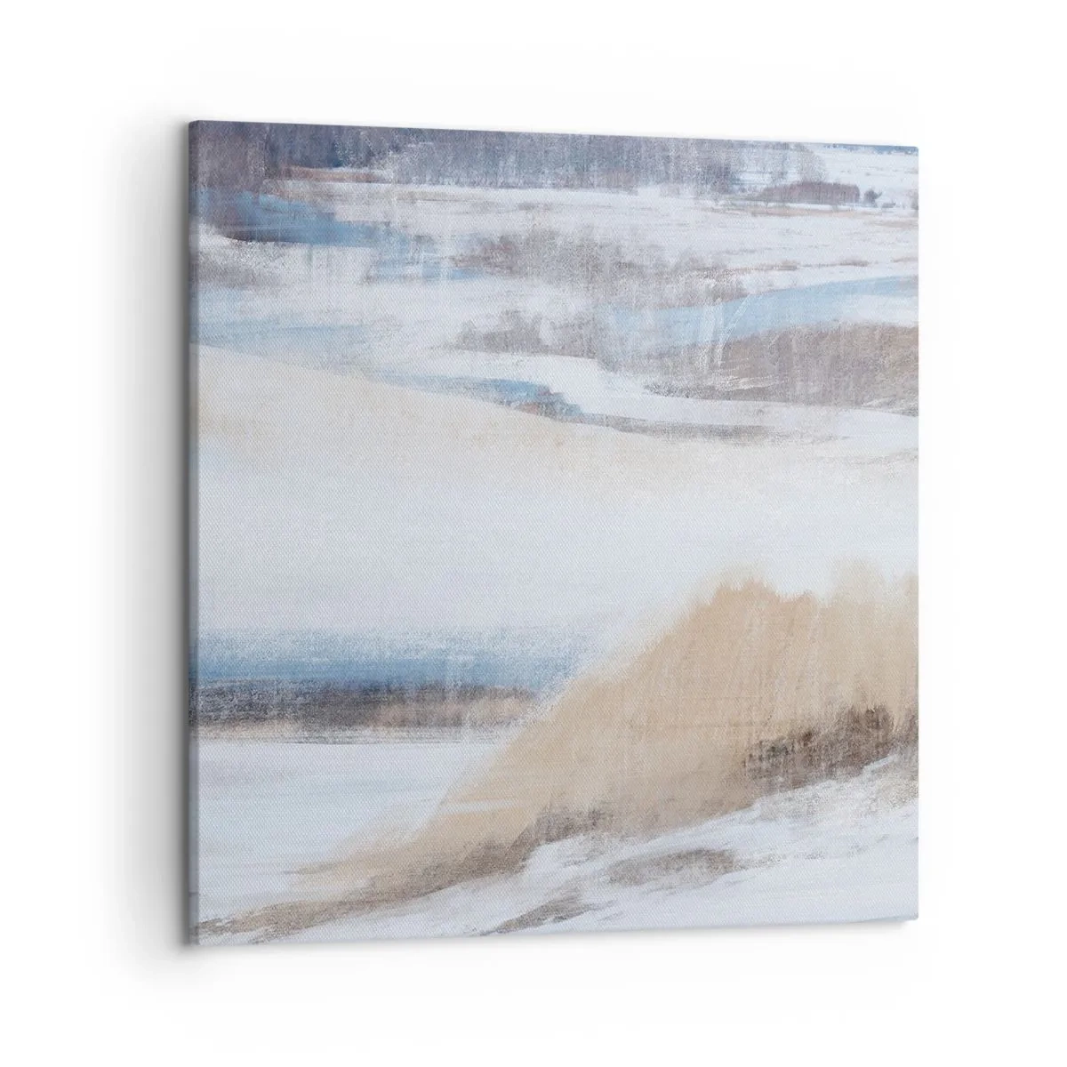 Lærredstryk - Billede på lærred - Vinterkomposition - 50x50 cm