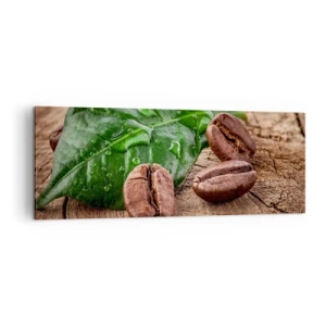 Lærredstryk - Billede på lærred - Den sandeste og sorteste - 140x50 cm