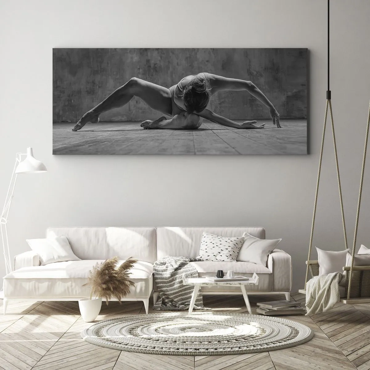 Lærredstryk - Billede på lærred - Symmetri fundet - 160x50 cm