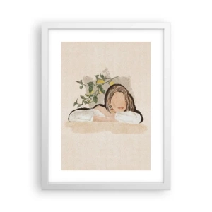 Plakat i hvid ramme - Sydstaternes skønhed - 30x40 cm