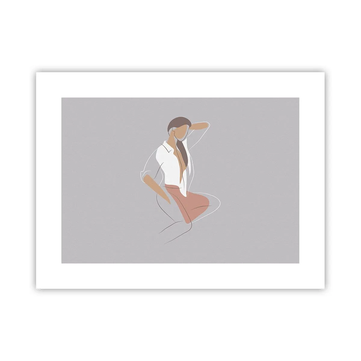 Plakat - Omrids af nåde - 40x30 cm