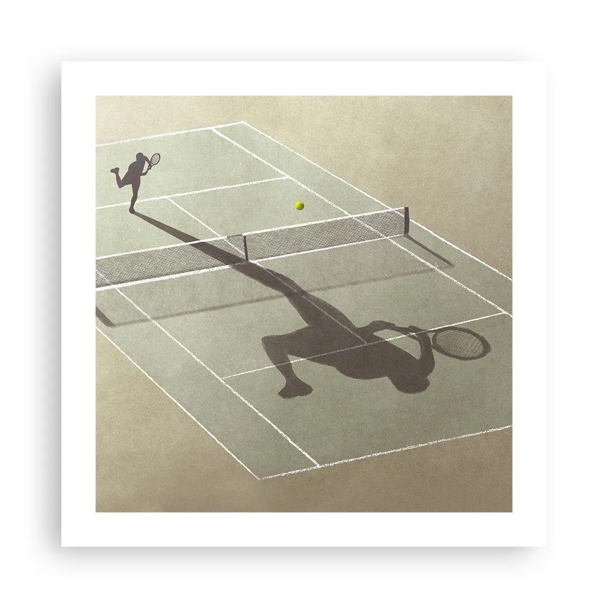 Plakat - Overvind dig selv - 50x50 cm