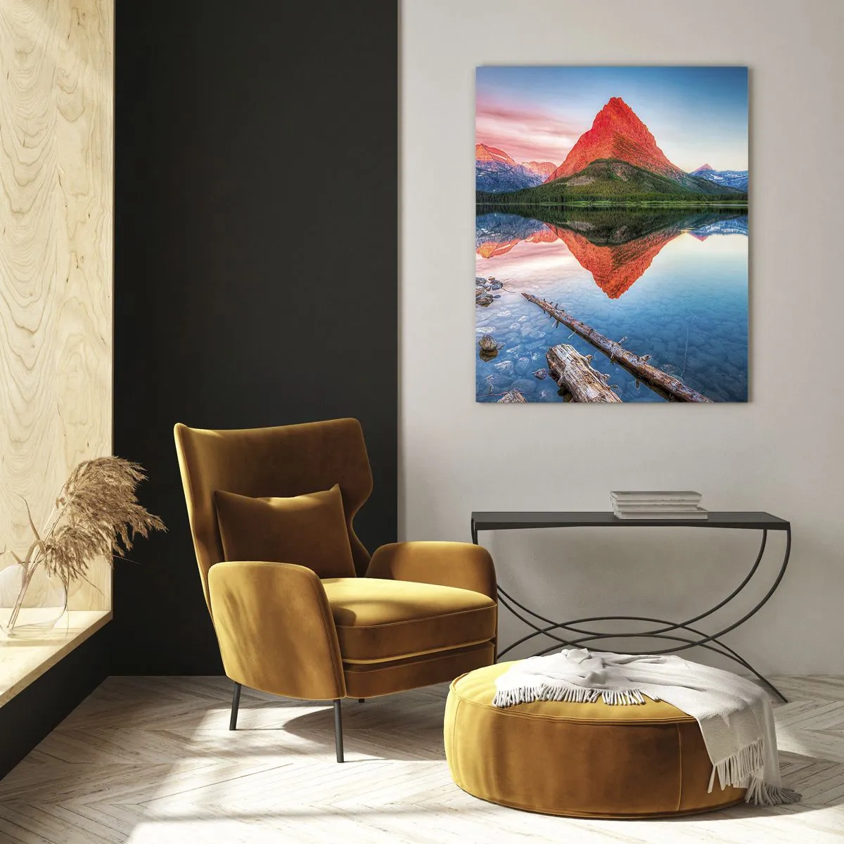 Billede på glas - Varme og kulde - 50x70 cm