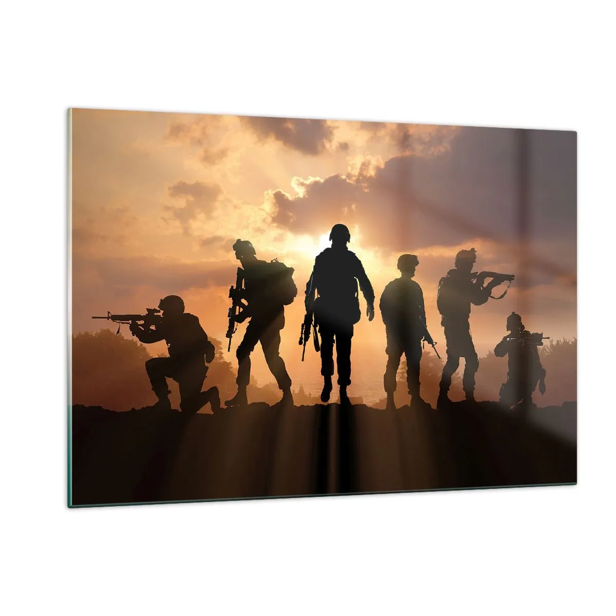 Billede på glas - Brothers in arms - 120x80 cm