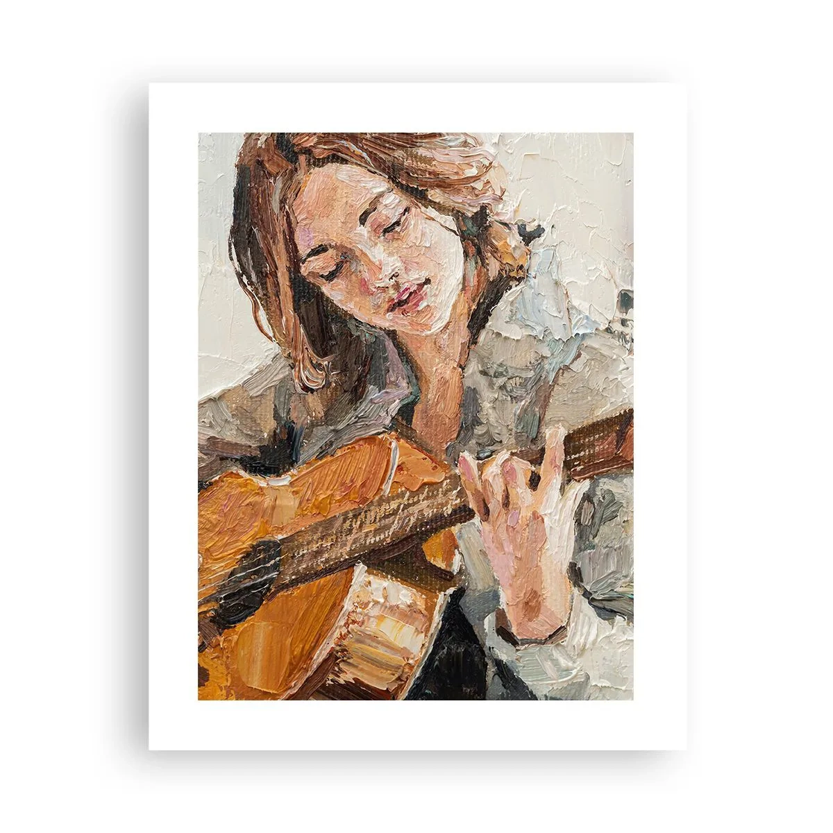 Plakat - Koncert for guitar og et pigehjerte - 40x50 cm