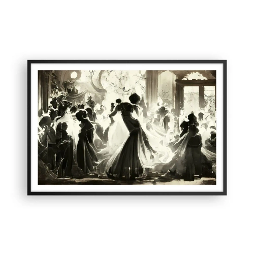 Plakat i sort ramme - Den store maskerade - 91x61 cm