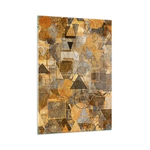 Billede på glas - Verden i form - 50x70 cm