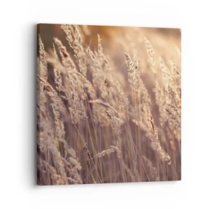Lærredstryk - Billede på lærred - Klar til at byde efteråret velkommen - 30x30 cm