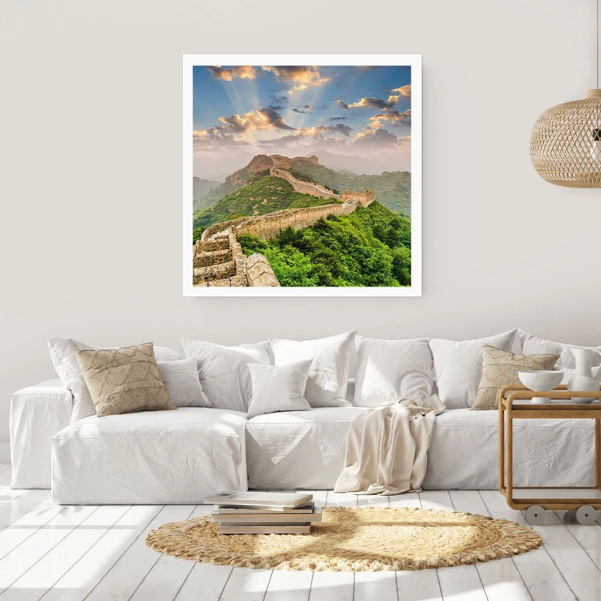 Plakat - Uforanderlig storhed - 40x40 cm