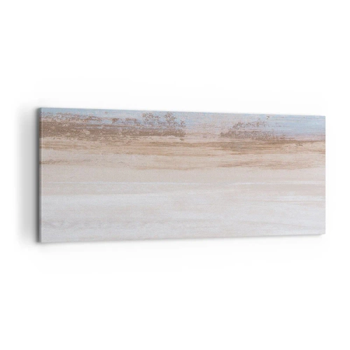 Lærredstryk - Billede på lærred - Tvetydigt landskab - 100x40 cm