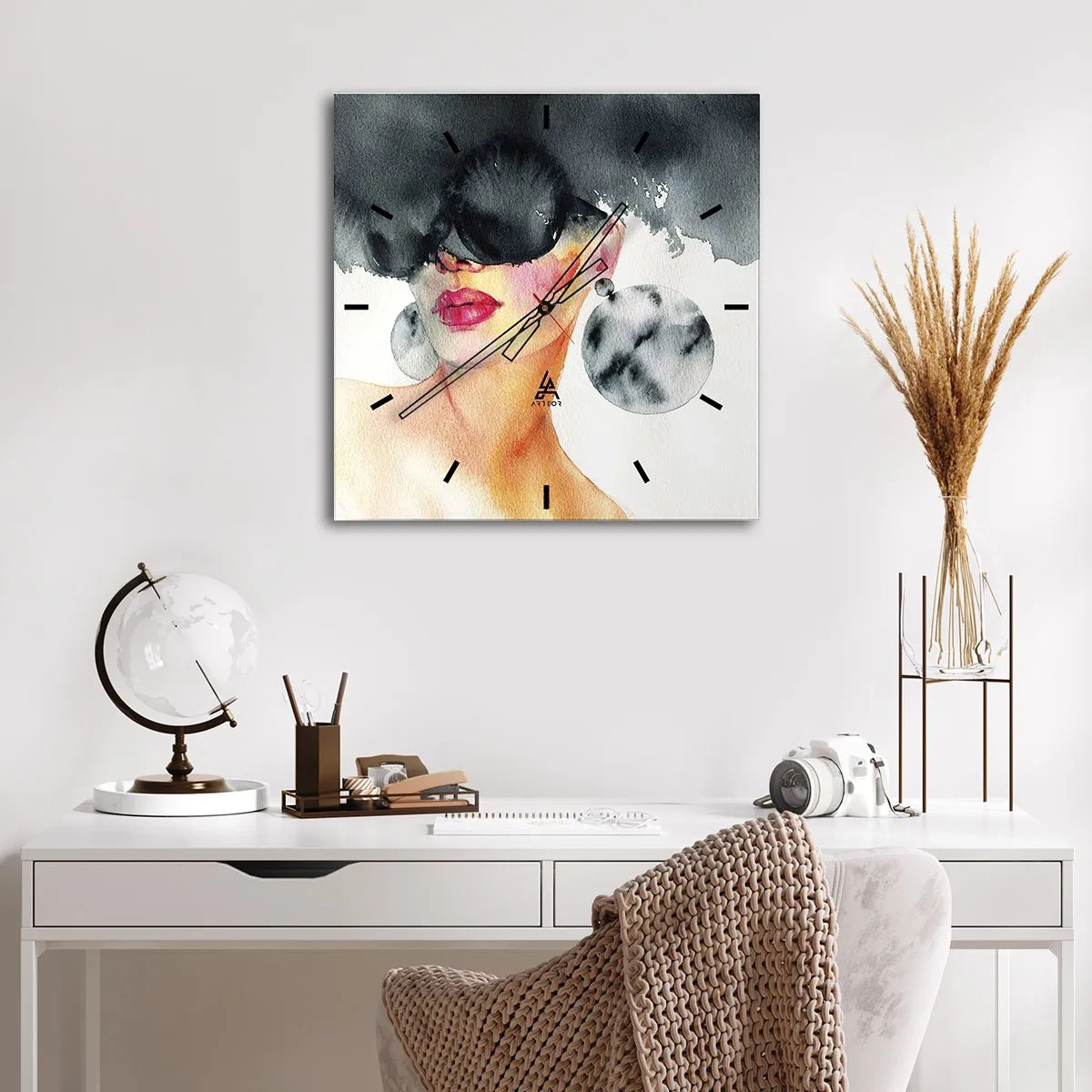 Vægur, Uret - Hemmeligheden bag elegance - 30x30 cm