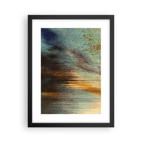 Plakat i sort ramme - En utilsigtet farverig komposition - 30x40 cm