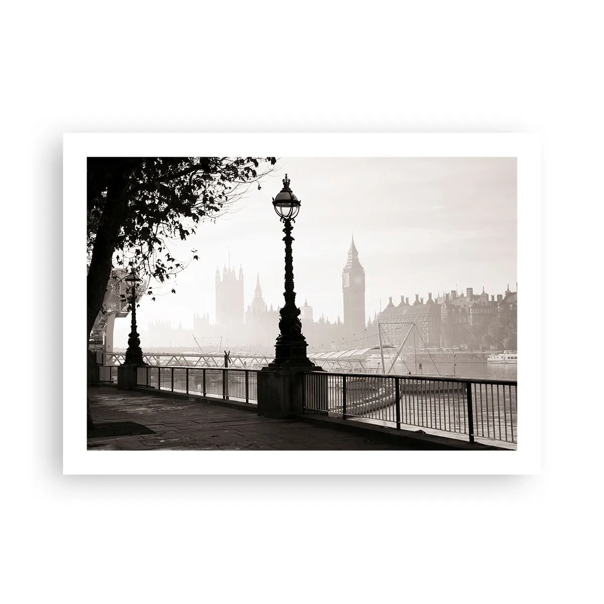 Plakat - London morgen - 70x50 cm