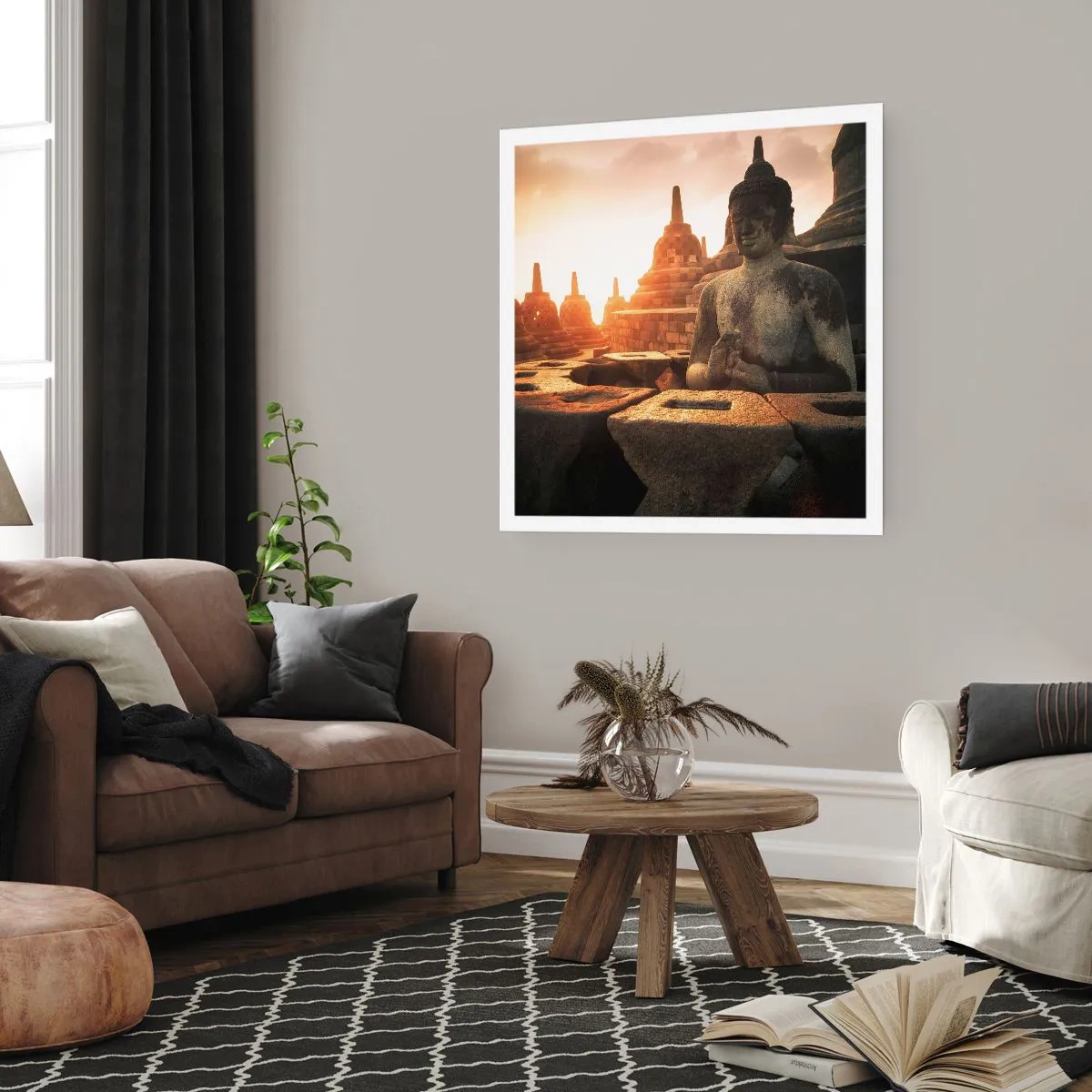 Plakat - Vejr med stor visdom - 60x60 cm