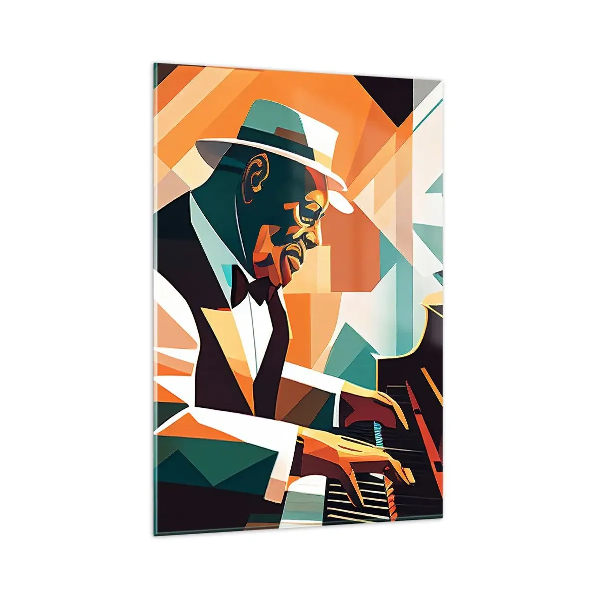 Billede på glas - Alt det jazz - 80x120 cm