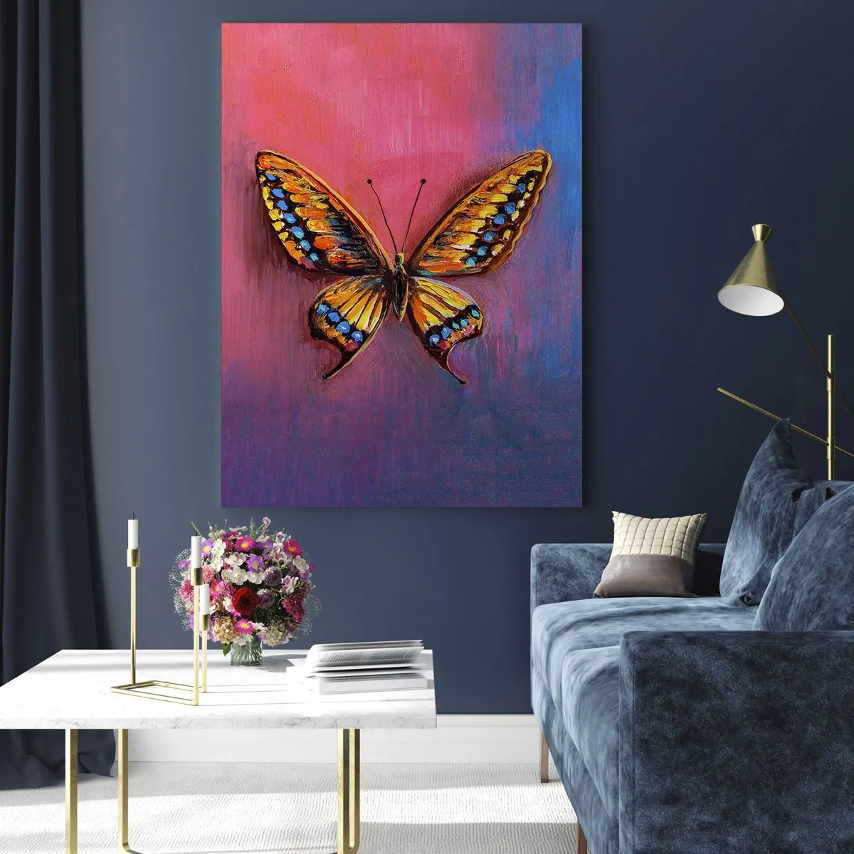 Billede på glas - Naturens juvel - 70x100 cm