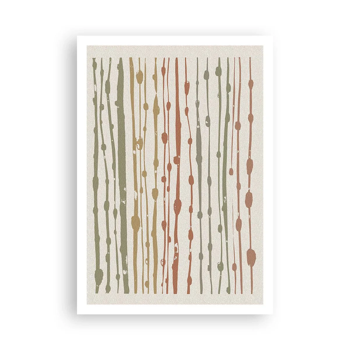 Plakat - Musikalsk farvenotation - 70x100 cm