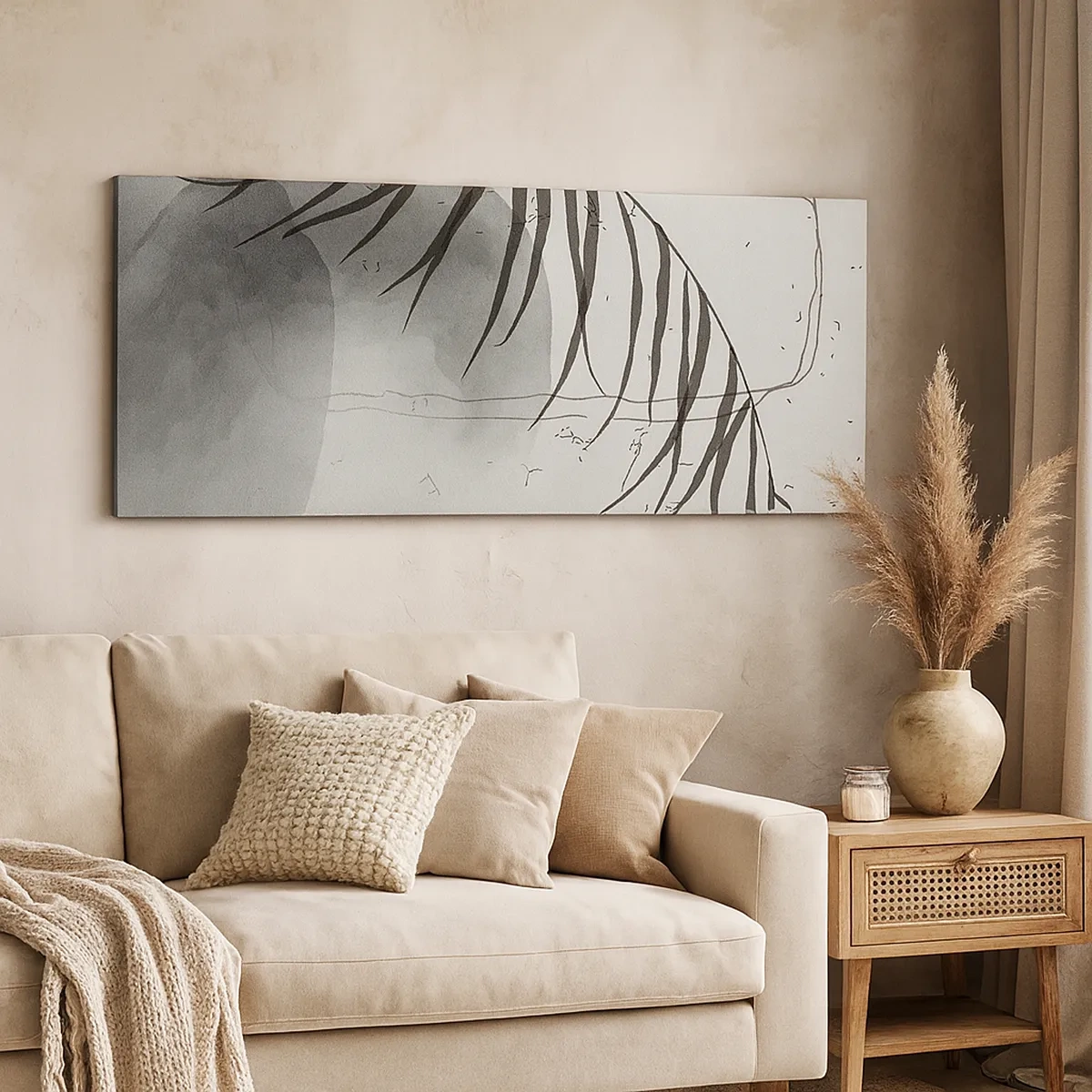 Lærredstryk - Billede på lærred - Den subtile eksotisme i naturen - 30x30 cm