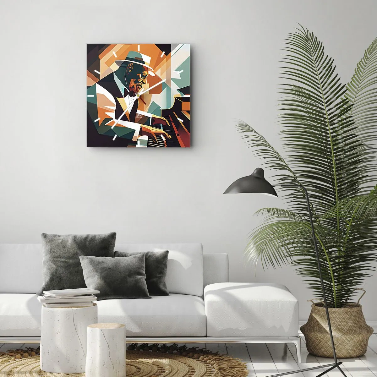 Vægur, Uret - Alt det jazz - 40x40 cm