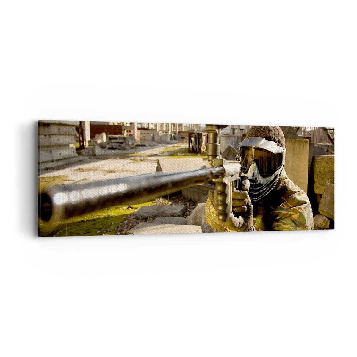 Lærredstryk - Billede på lærred - Og du kan blive en helt - 90x30 cm