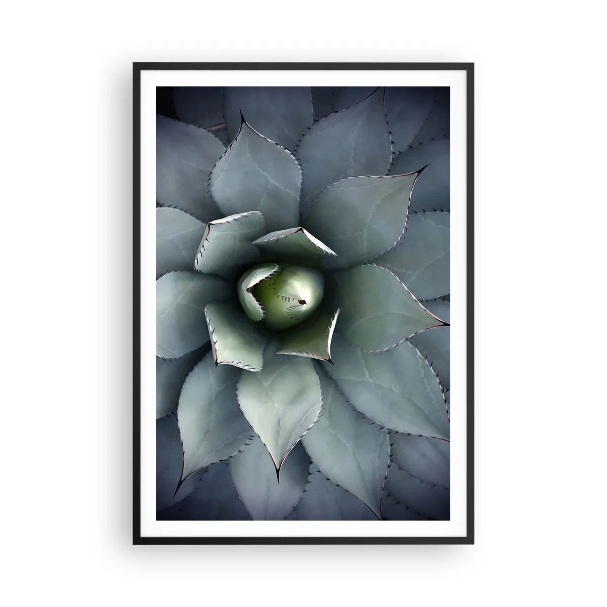 Plakat i sort ramme - Lokkemad og advarsler - 70x100 cm