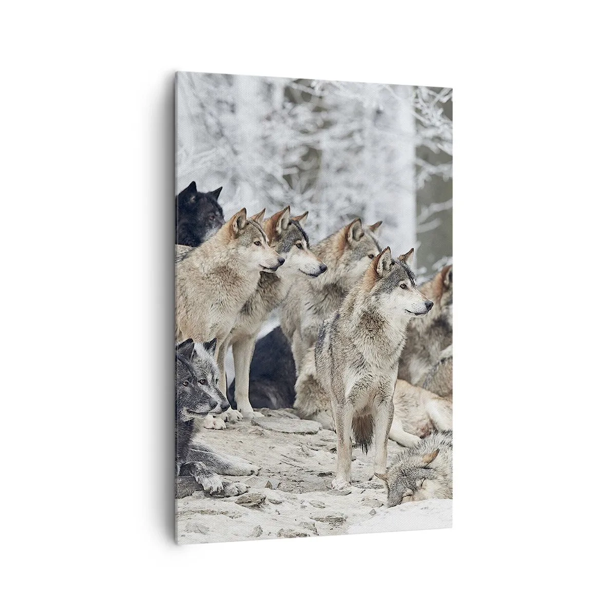 Lærredstryk - Billede på lærred - Familie og venner - 80x120 cm