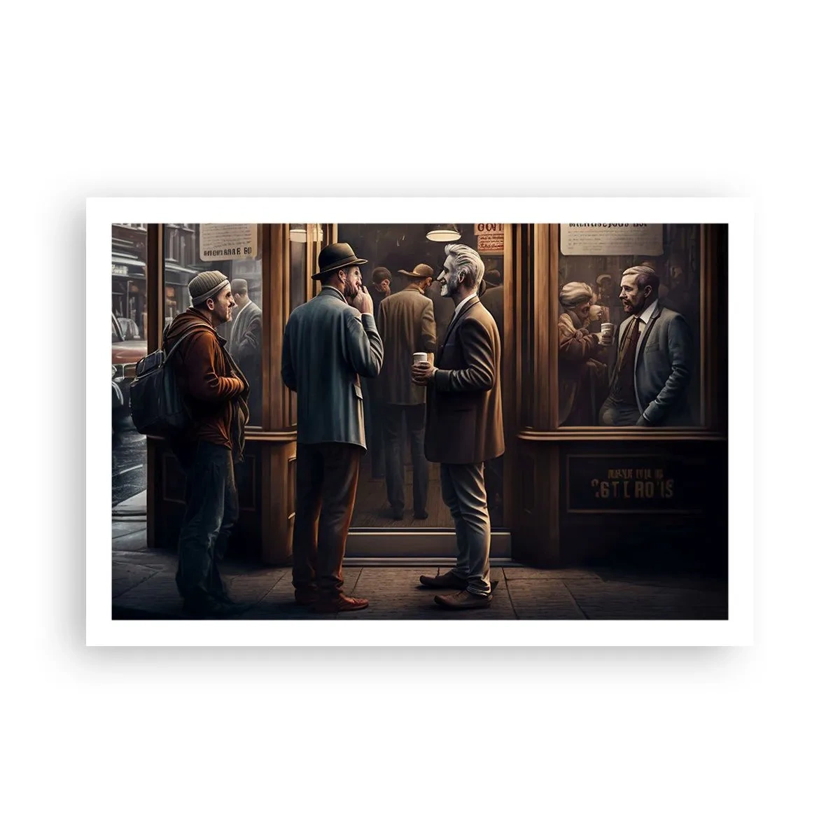 Plakat - Et godt øjeblik på dagen - 91x61 cm