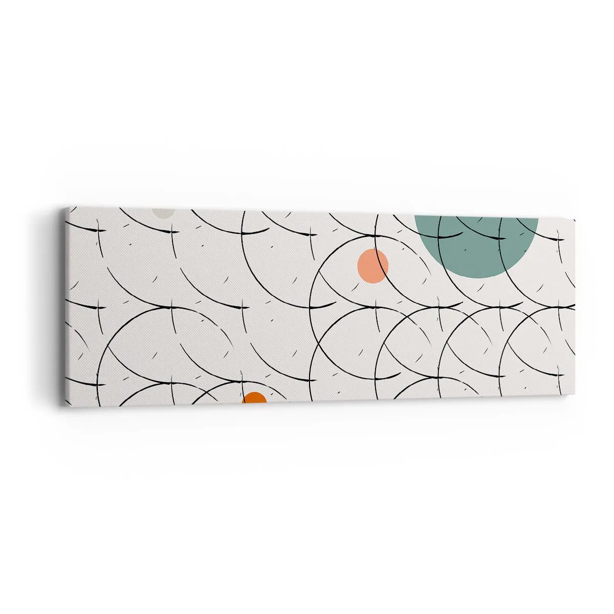 Lærredstryk - Billede på lærred - I popkunstens ånd - 90x30 cm