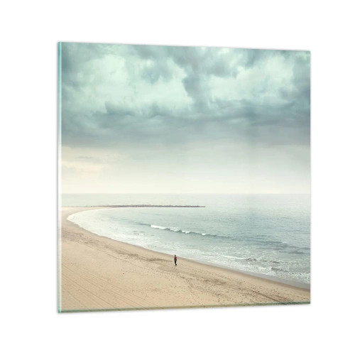 Billede på glas - På jagt efter fred - 70x70 cm