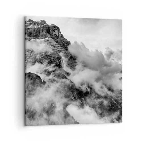 Lærredstryk - Billede på lærred - Smukt og grusomt - 50x50 cm