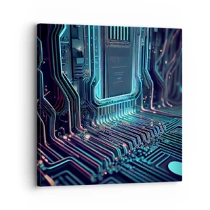 Lærredstryk - Billede på lærred - Jeg tror... - 30x30 cm