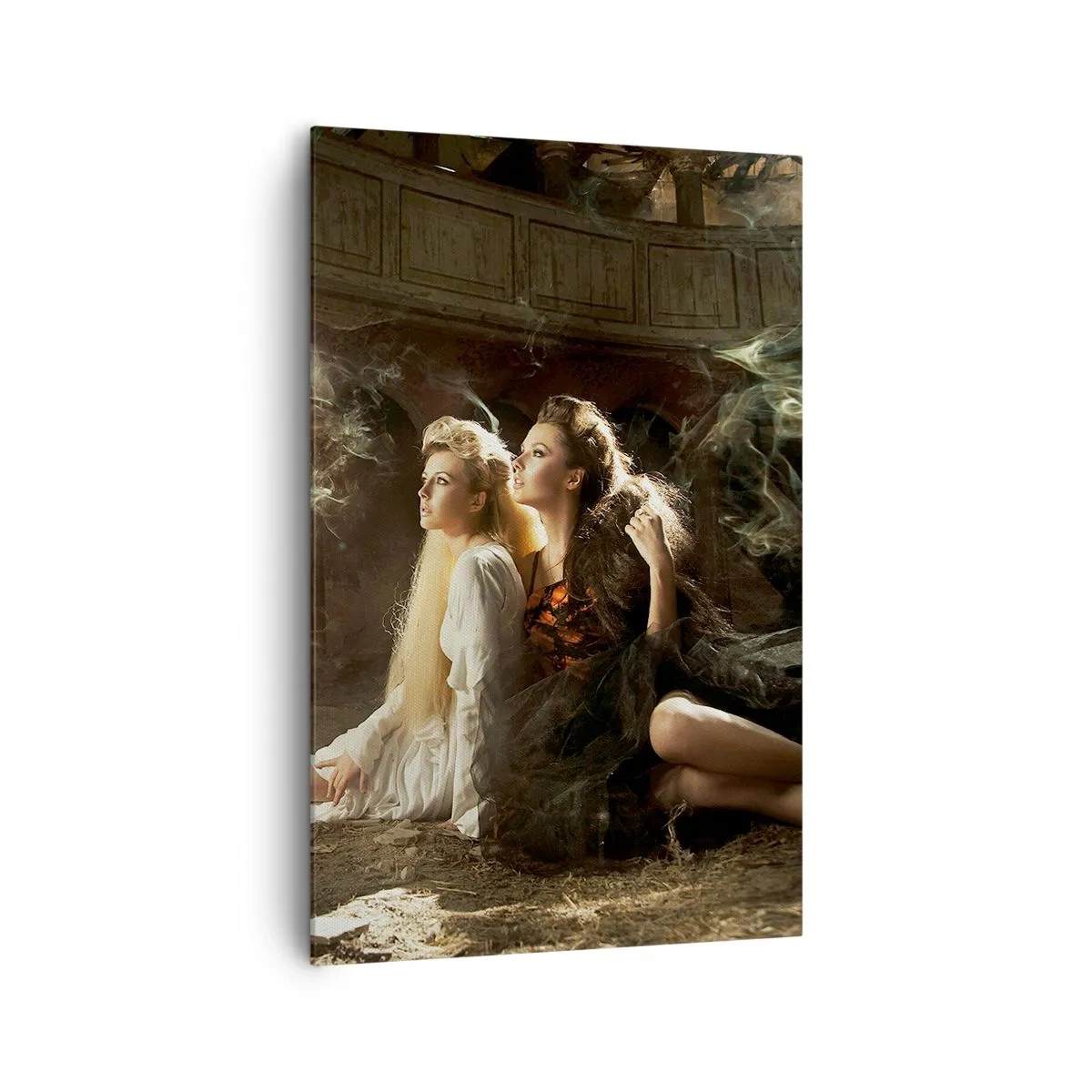 Lærredstryk - Billede på lærred - Og der skete poesi - 80x120 cm